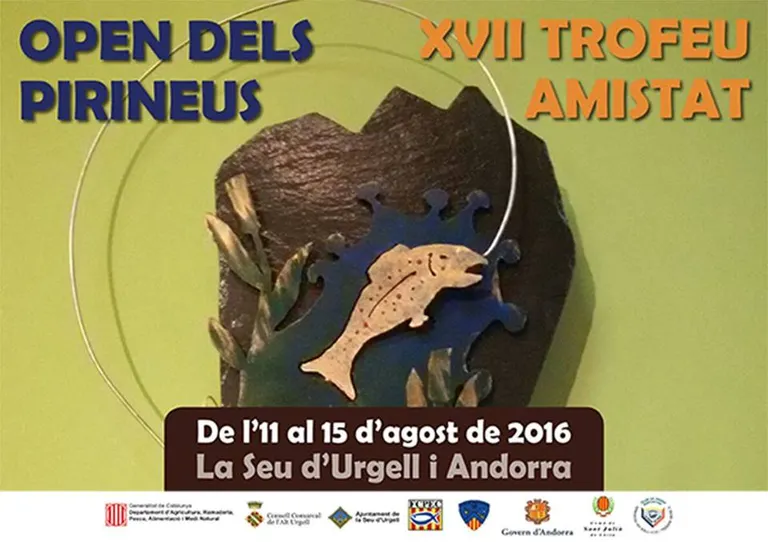 Pescadors del màxim nivell al 17è Trofeu Amistat-Open dels Pirineus de pesca amb mosca