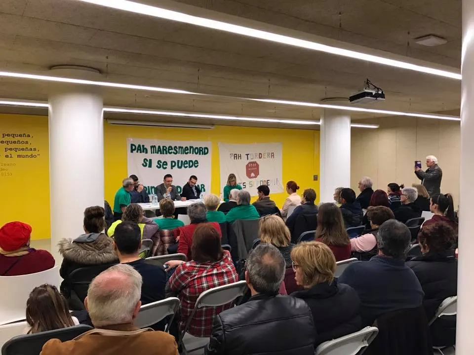 Xerrada sobre les clàusules terra de les hipoteques al Centre Cívic Poblenou
