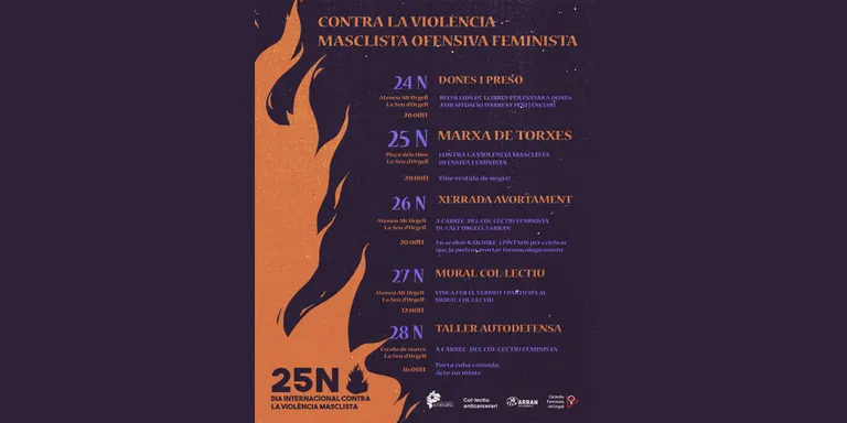 El Col·lectiu Feminista de l'Alt Urgell organitza activitats amb motiu del 25-N