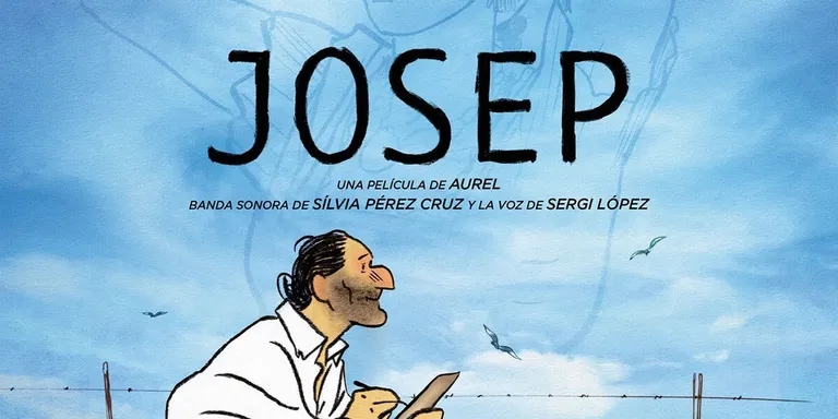 L'il·lustrador Magí Puig, a la projecció d'avui de la pel·lícula 'Josep'