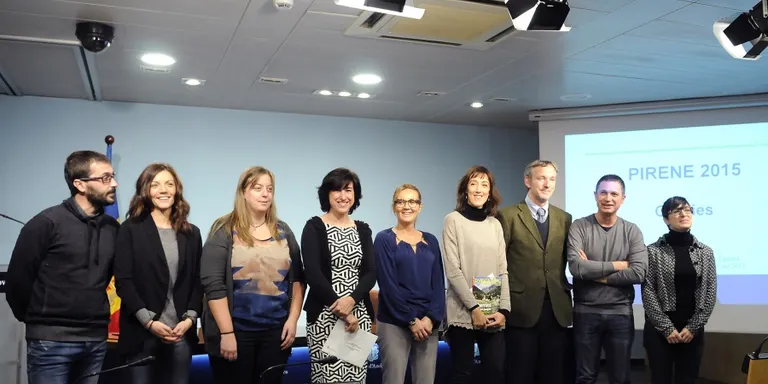 Rosa Burgos i Albert Cristòfol reben el Premi Pirene 2015 de Premsa Audiovisual