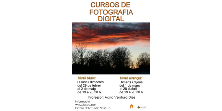 Nous cursos de fotografia digital a l'Escola Municipal d'Art de la Seu