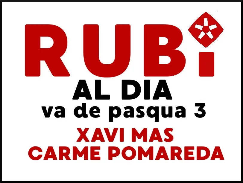 RUBÍ AL DIA dimecres 17 ABRIL 2019
