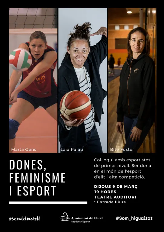 Un col·loqui sobre feminisme amb llegendes esportives al Teatre Auditori