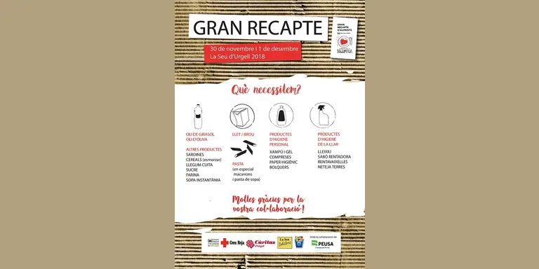 L'Alt Urgell s'afegeix al Gran Recapte 2018