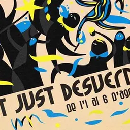 Entrevistes de la Justa del 3/8/2017 — Dia Blau a Sant Just: gincama “Dona amb la Llauna”, programa d’activitats, Blaus vs Grocs i arrels de la Festa Major amb el mossèn - episode art