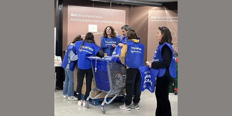 Caldes aporta 5.500 quilos d’aliments al Gran Recapte
