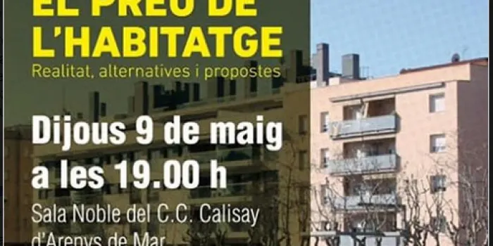 La CUP organitza una nova xerrada municipalista per parlar d'habitatge