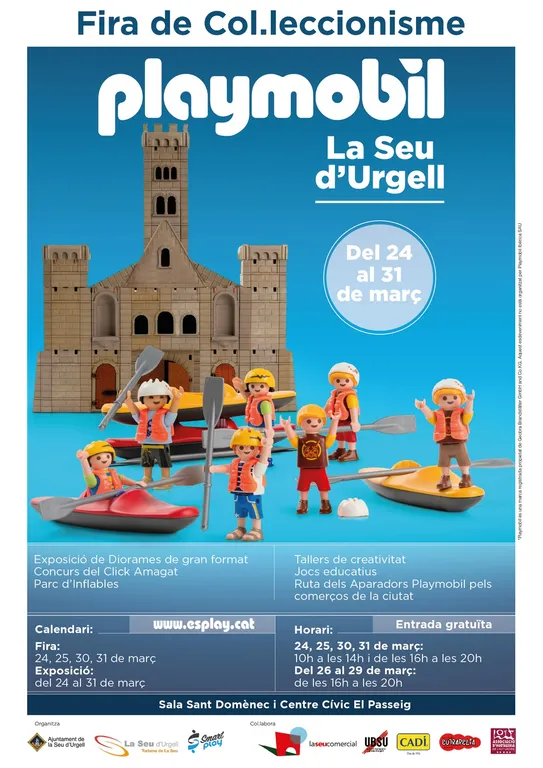 La Seu d’Urgell ofereix aquesta Setmana Santa la primera Fira de Col•leccionisme Playmobil