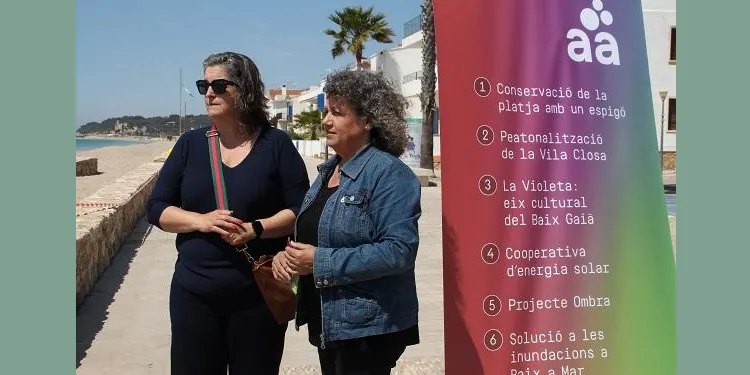 Alternativa Altafulla aposta per accions "contundents" com un espigó per "salvar la platja i la primera línia de mar"