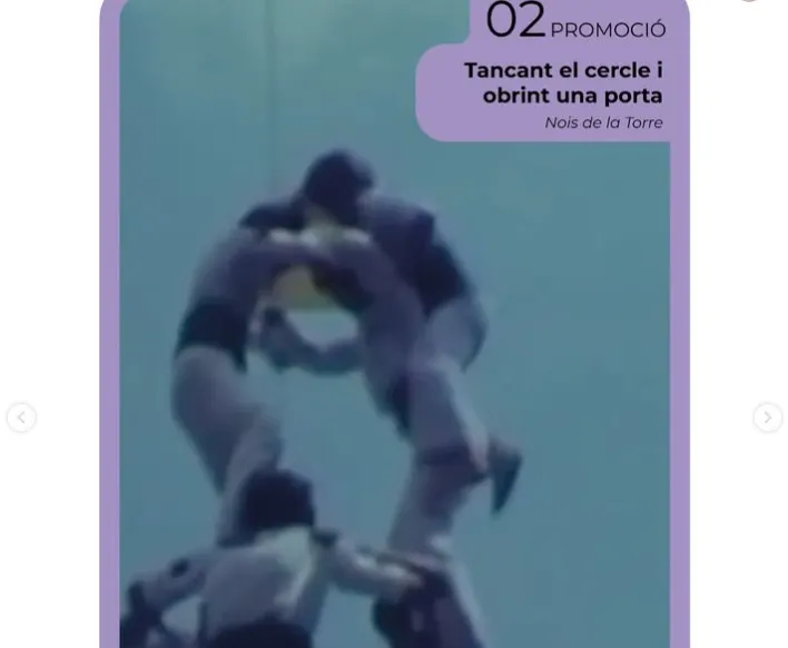 El documental dels Nois de la Torre, finalista dels Premis Agustí Forné a la Comunicació Castellera