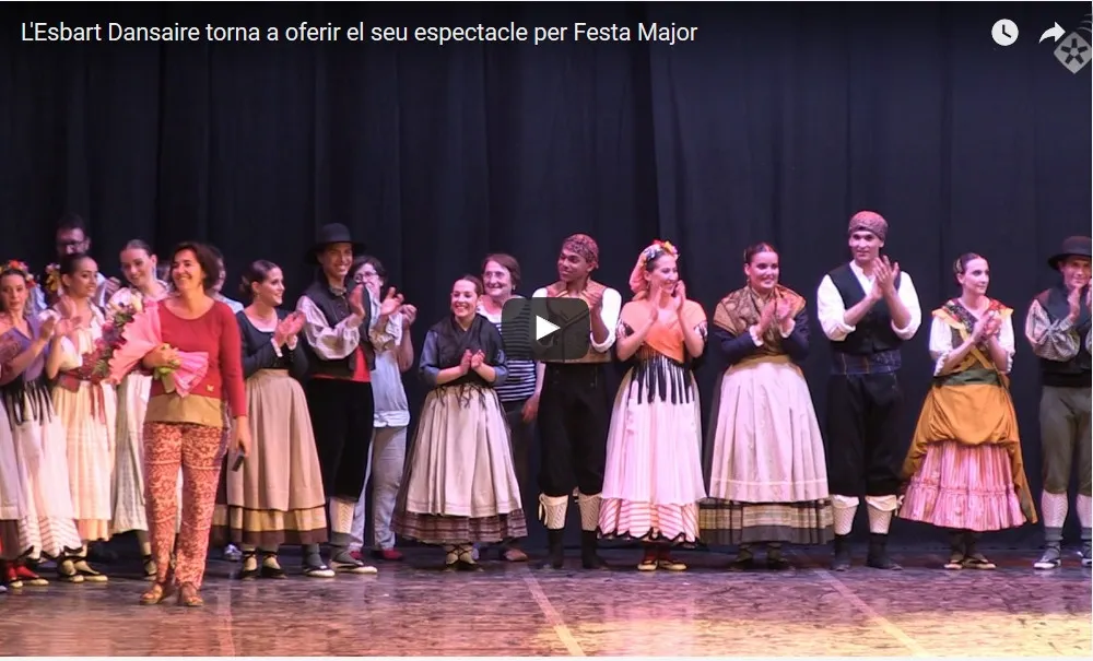 L'Esbart Dansaire torna a oferir el seu espectacle per Festa Major