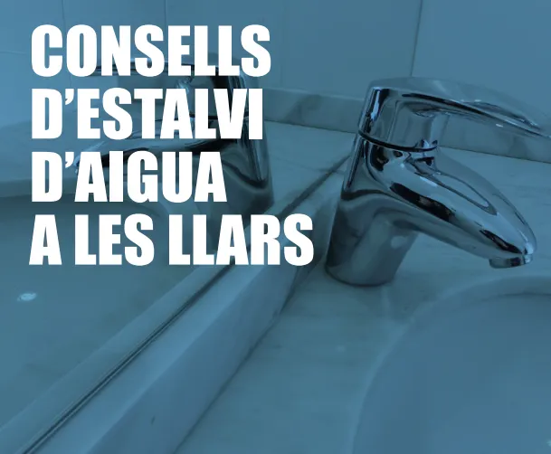 L’Ajuntament de Caldes proposa mesures a la ciutadania per estalviar fins a un 50% d’aigua en el consum domèstic
