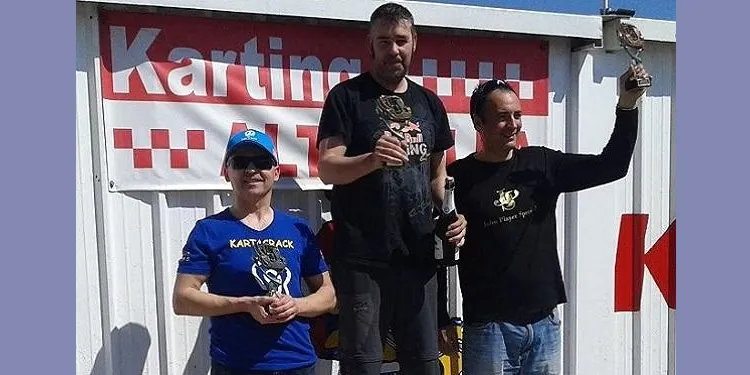 Tuset, Estrada, i Alonso, guanyadors de la tercera cursa del IV Campionat Amateur del Kàrting Altafulla