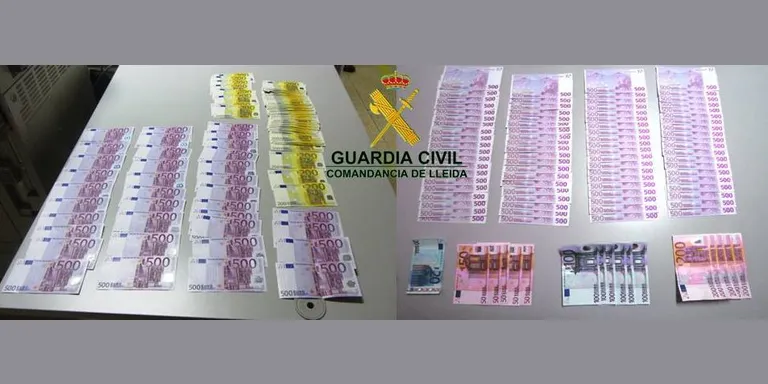 Intervinguts més de 77.000 euros a la duana de la Farga de Moles