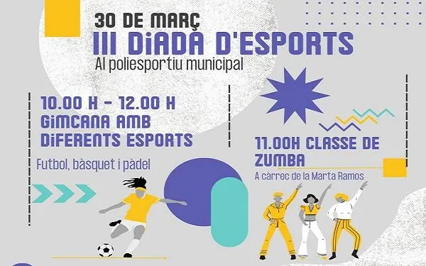 El Poliesportiu Municipal acull aquest diumenge la III Diada d’Esports de la Pobla de Montornès