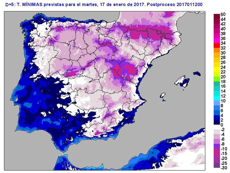 Fred d'hivern per l'arribada d'un front continental