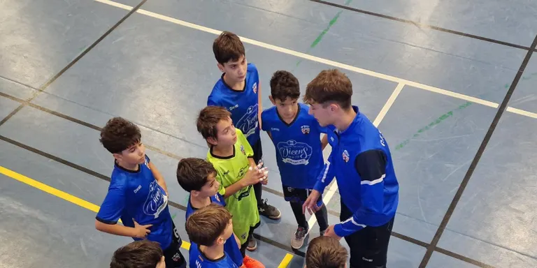 Victòria de l’aleví A del Club Futbol Sala Agramunt
