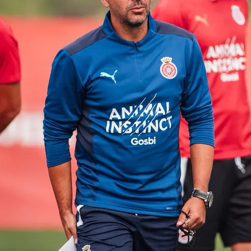 Roda de premsa de "Míchel" prèvia al partit Girona Fc - SD Amorebieta