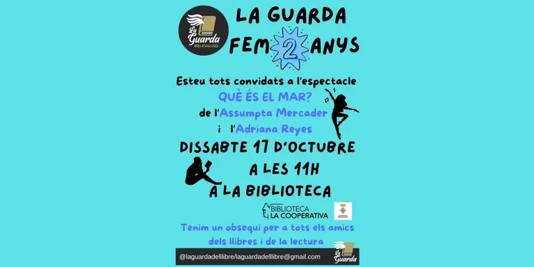 La Guarda del Llibre celebra els seus dos anys de vida amb l’espectacle “Què és el mar?”