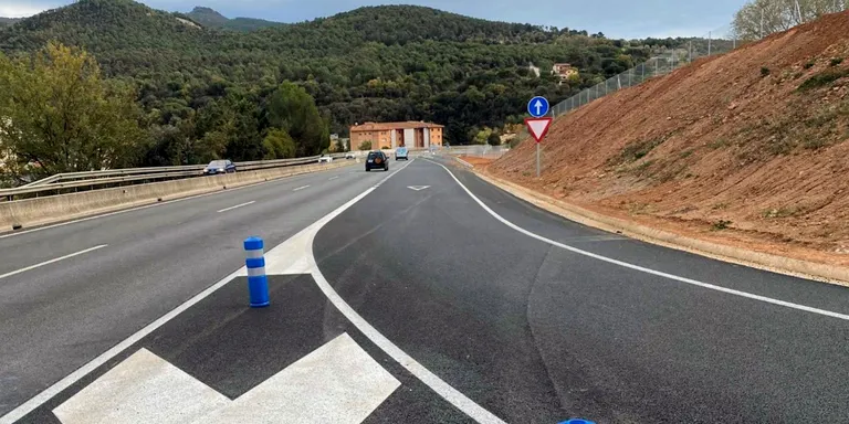 Entra en servei el nou accés de la C-17 a Sant Martí de Centelles i Aiguafreda