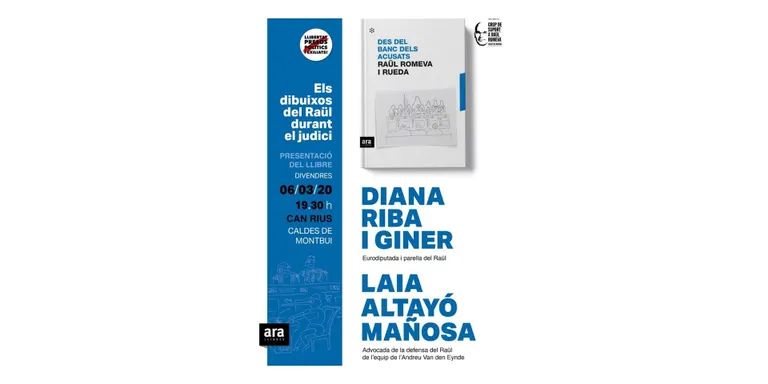 El Grup de Suport ha organitzat la presentació de l'últim llibre de Raül Romeva