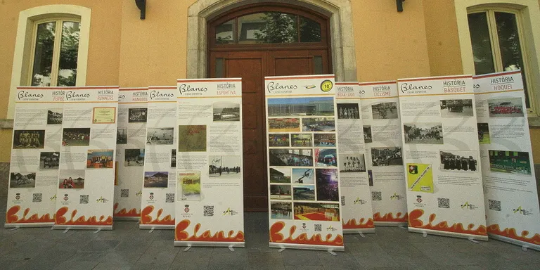 Blanes estrena una exposició itinerant sobre la Història de l’Esport Local
