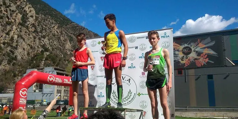 Els Escatxics, al Cros Internacional de les Valls d'Andorra