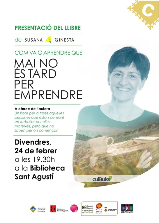 La Biblioteca Sant Agustí presenta un llibre sobre emprenedoria i ofereix un taller per explicar contes