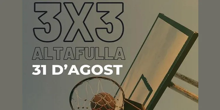 El CB Altafulla – BBG organitzarà el 30è 3x3 de bàsquet el dissabte 31 d’agost
