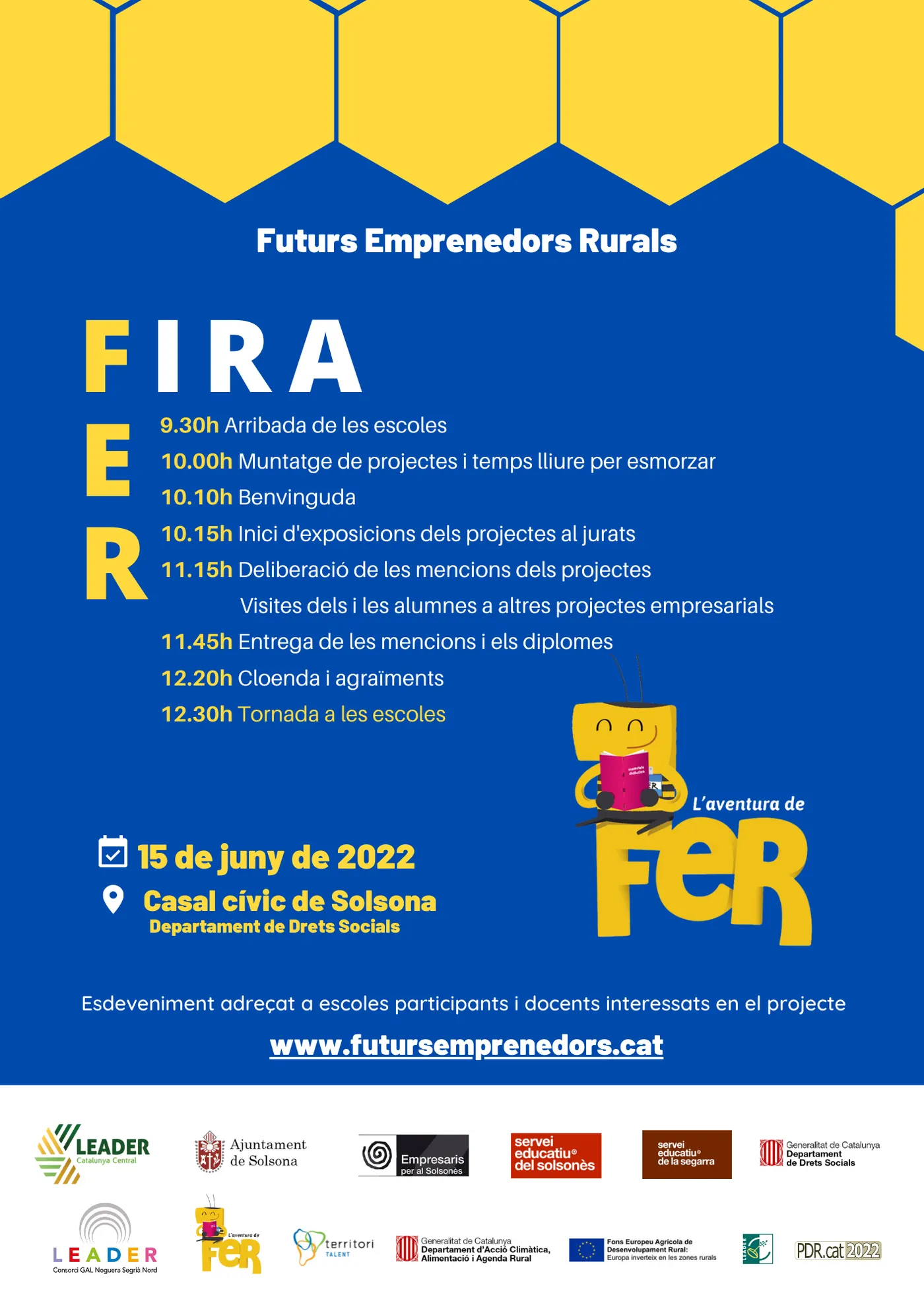 Solsona acollirà una de les fires del Futurs Emprenedors Rurals del projecte de cooperació Leader