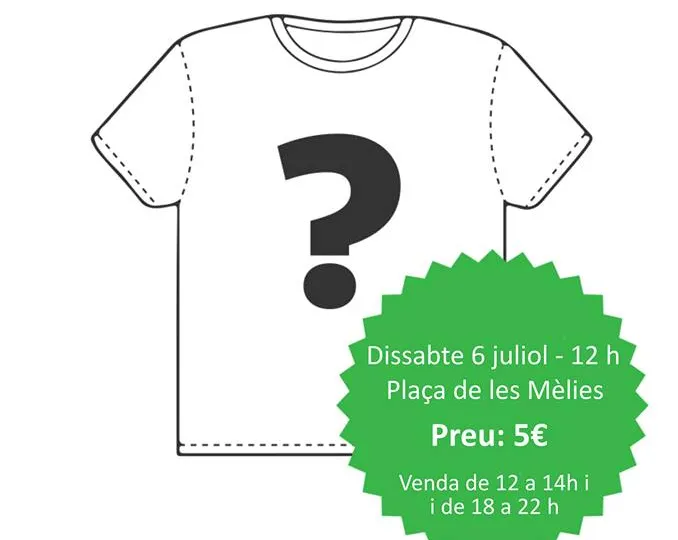 Aquest dissabte es posa la venda la samarreta de la Festa Major 2019 a benefici d'ADIAM