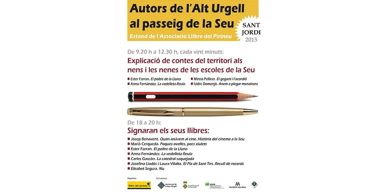 La Seu celebra Sant Jordi amb lectures en viu, contacontes, signatura de llibres i actes infantils