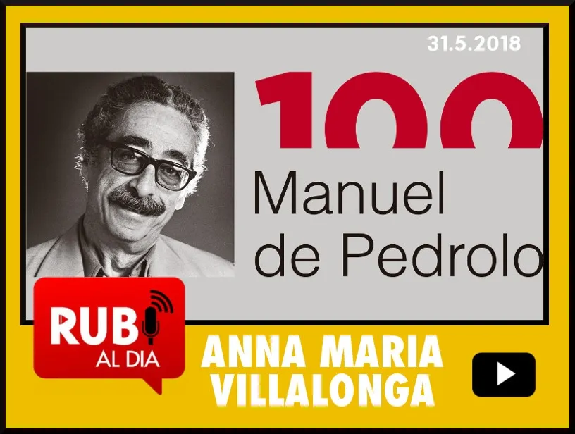 ANNA MARIA VILLALONGA és la Comissària de l'Any Pedrolo