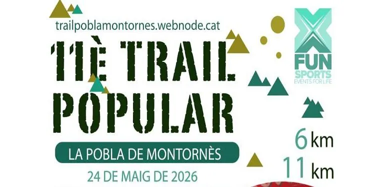 La Lliga TGN Trail arriba aquest diumenge a la Pobla de Montornès