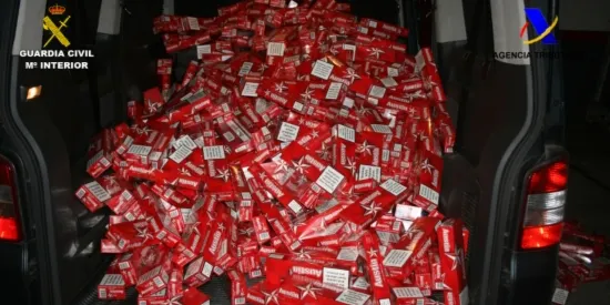 Detenen 23 integrants d'una xarxa de contraban de tabac procedent d'Andorra