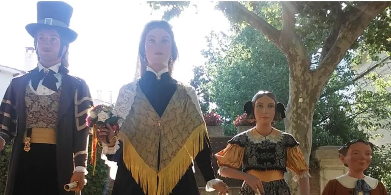 Els gegants de Rubí presents a La Garriga