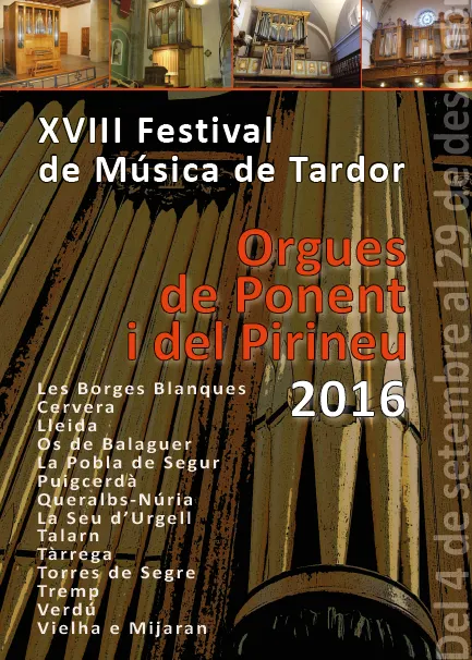 La Seu acollirà un dels concerts del 18è Festival Orgues de Ponent i del Pirineu