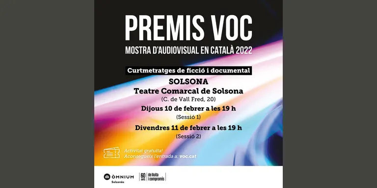 Òmnium Solsonès torna a portar a Solsona la mostra de talent audiovisual en català