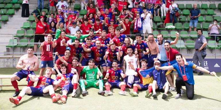 La UE Olot puja a Segona RFEF