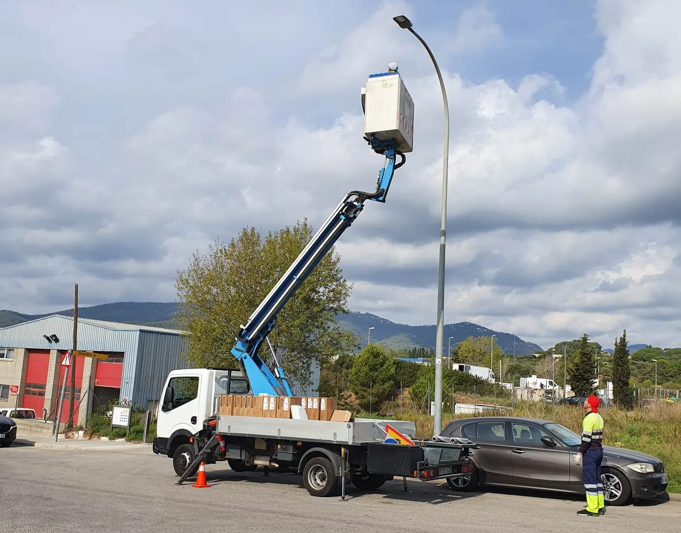 El nou sistema lumínic dels polígons industrials de Caldes permet estalviar més de 1.100 kW/h d'electricitat en cinc mesos