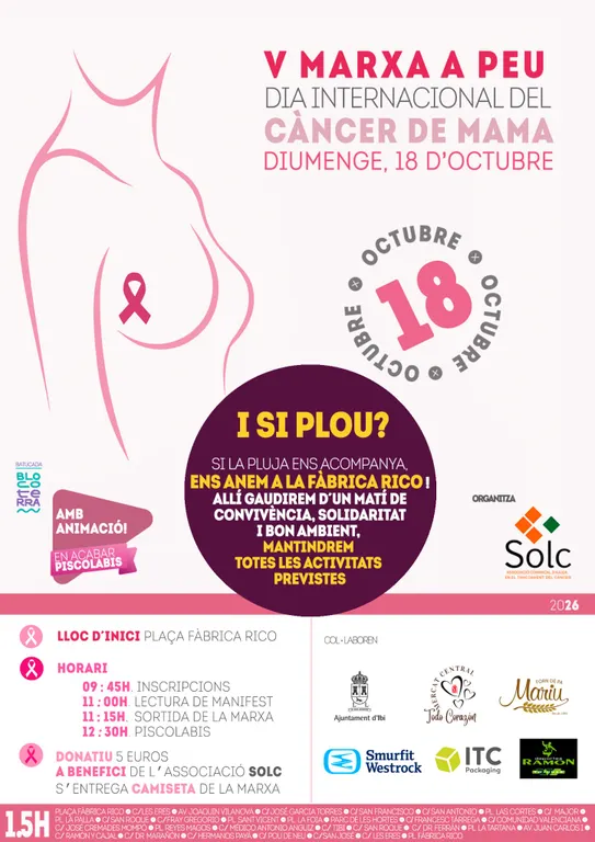 SOLC organiza una fiesta Remember y la Marxa a Peu para este fin de semana