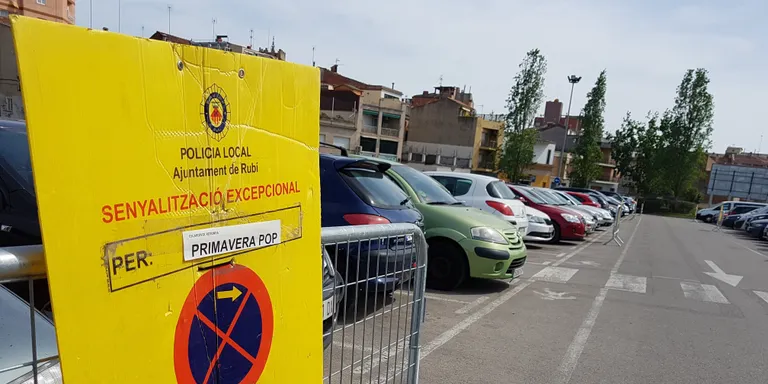 Limitacions d’aparcament a l’Escardívol pel festival Los40 a partir de dimarts