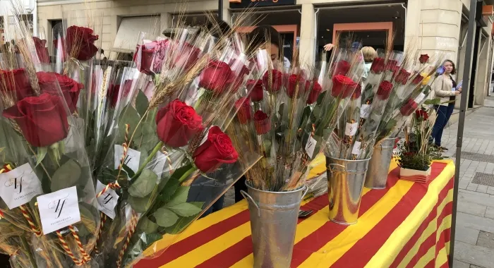 Bon ritme de venda de roses a Arenys