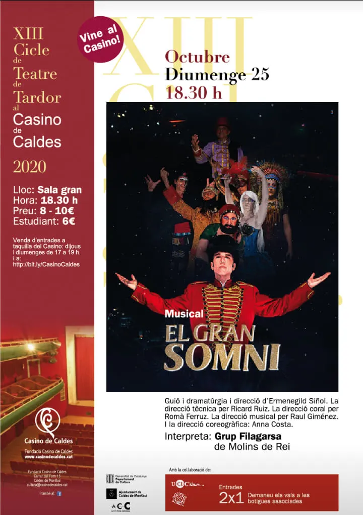 Cap de setmana d'activitat cultural al Casino de Caldes
