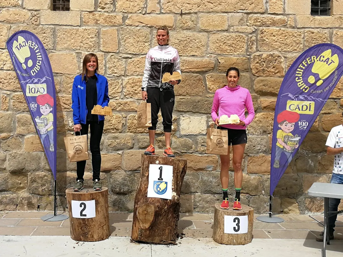 Podi femení de la Volta Peramola 2019 (Foto: Cadí Circuit Fer)