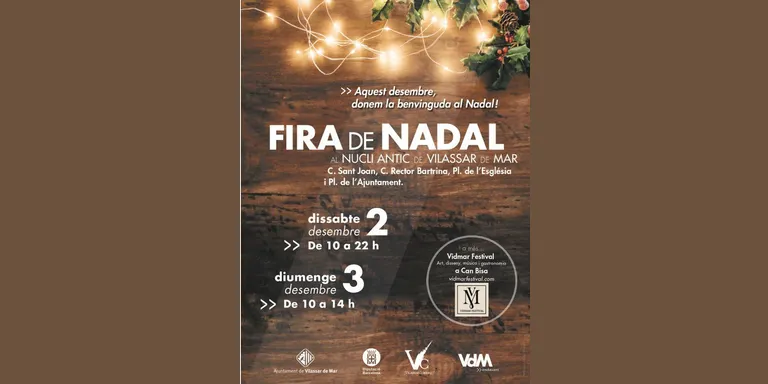 3 i 4 de desembre, cap de setmana de Fira de Nadal