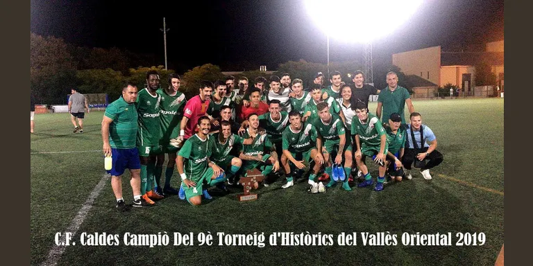 El CF Caldes campió del Torneig d'Històrics del Valles Oriental