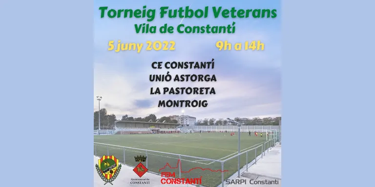 El municipal La Coma acull aquest diumenge el Torneig de Veterans “Vila de Constantí”