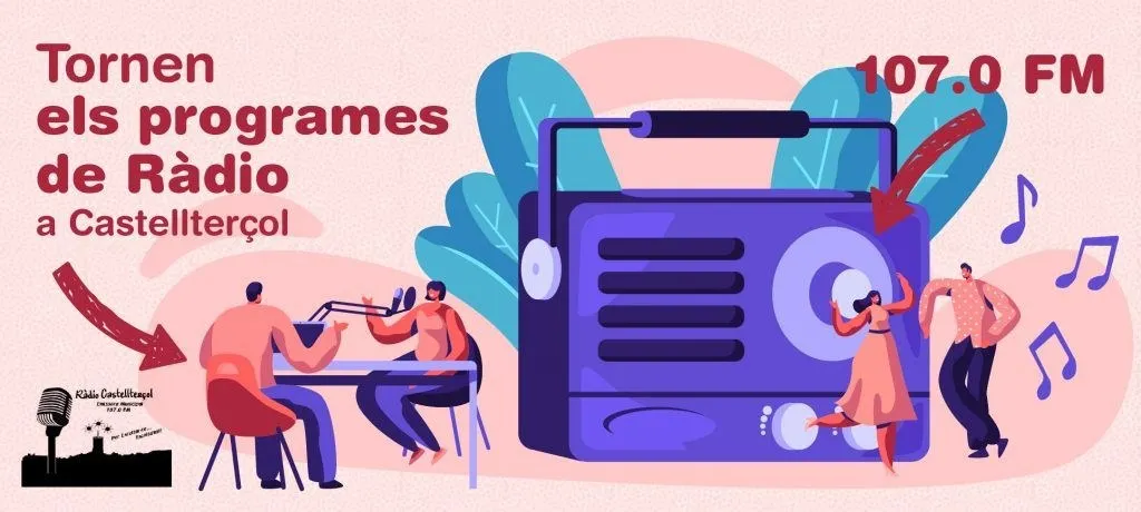 Ràdio Castellterçol comença a recuperar la programació habitual!